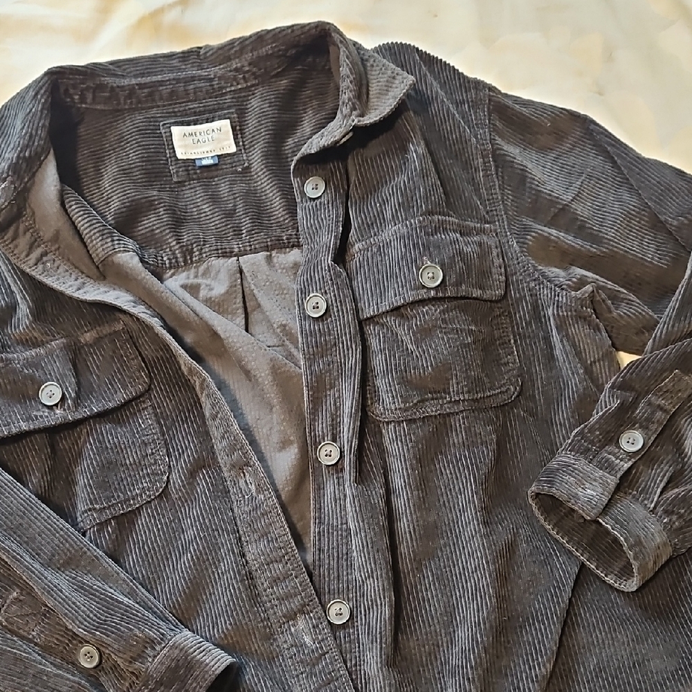 American Eagle Corduroy Jacket - Brown